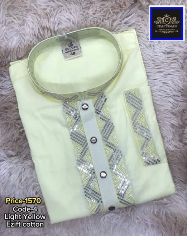 Light Yellow Ezift cotton code-4